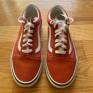 Vans women’s sneakers size 7 color burnt Orange